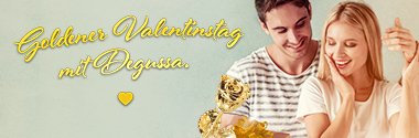 Bei Degussa finden Sie edle Überraschungen zum Valentinstag in letzter Minute