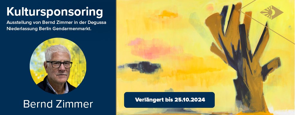 Ausstellung von Bernd Zimmer in der Degussa Niederlassung Berlin Gendarmenmarkt