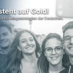 Banner Gen Z steht auf Gold