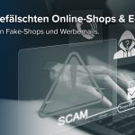 Warnhinweis vor gefälschten Online-Shops & E-Mails.